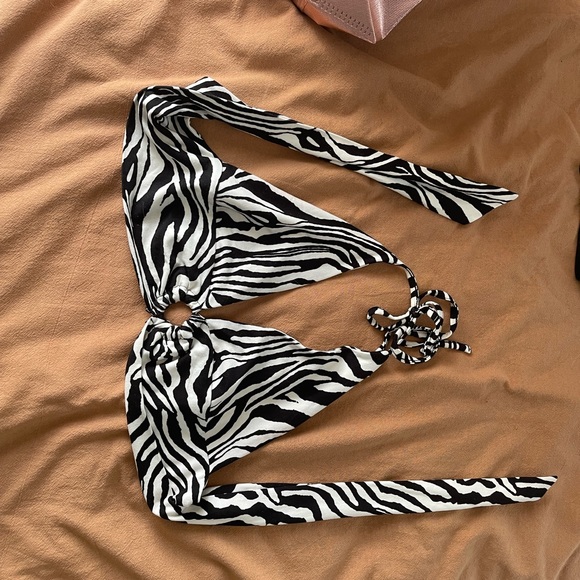 Zebra striped bra top - Picture 1 of 1